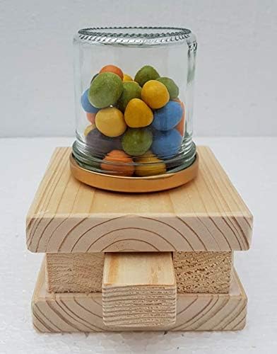 Top- Holzbausatz- Bastelset- Bonbonspender aus Holz- Süssigkeitenautomat- Naturholz- Bausatz- Werkel