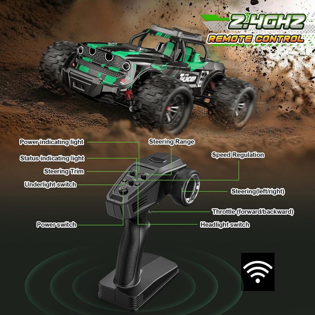 1:14 Ferngesteuertes Auto - 4WD RC Auto Monstertruck Ferngesteuert, 50 KM/H, All Terrains Offroad RC