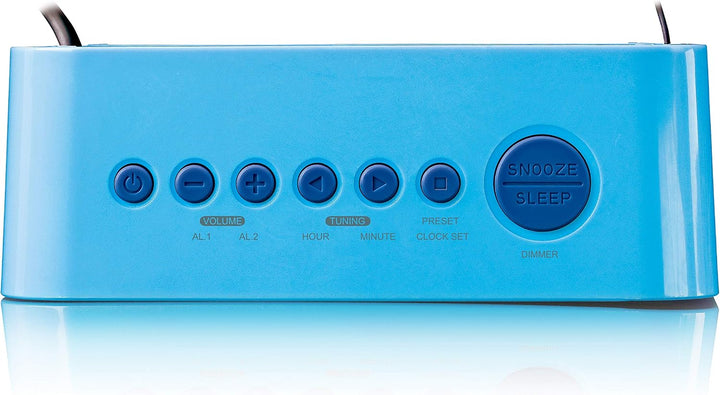 Lenco Kinderwecker Cr-205 - Zwei Stunden Aufwachen - Ukw-PLL-Radio - Schlummerfunktion - Dimmer - Au