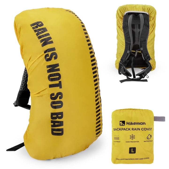 HIKEMAN Regenschutz für Rucksäcke Rucksackschutz Wasserdicht - Wasserdichter Rucksack Regenhülle,20L