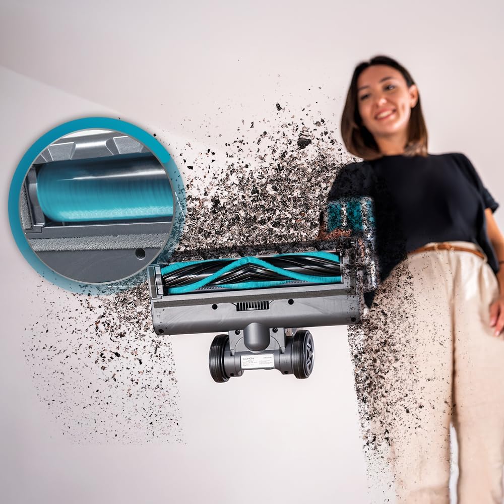 Cecotec Kabelloser Staubsauger Besen Conga Rockstar P50 X-Treme. 80AW, 20000Pa, BDLC Motor mit 265W,