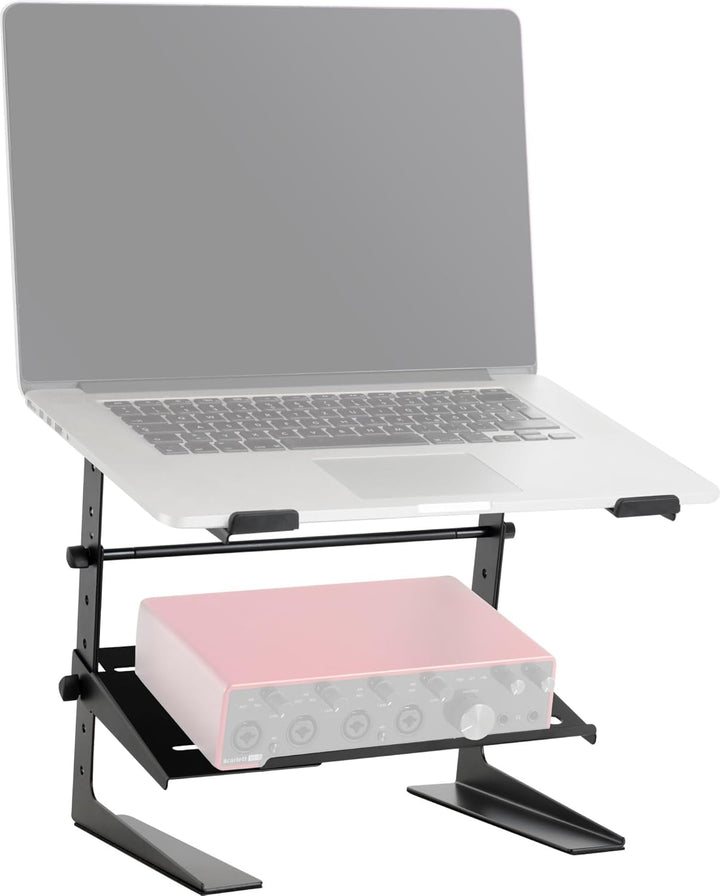 Pronomic LS-200 Deluxe Laptopständer DJ Notebookstativ Laptop Stand (Höhenverstellbar, zusätzliche A