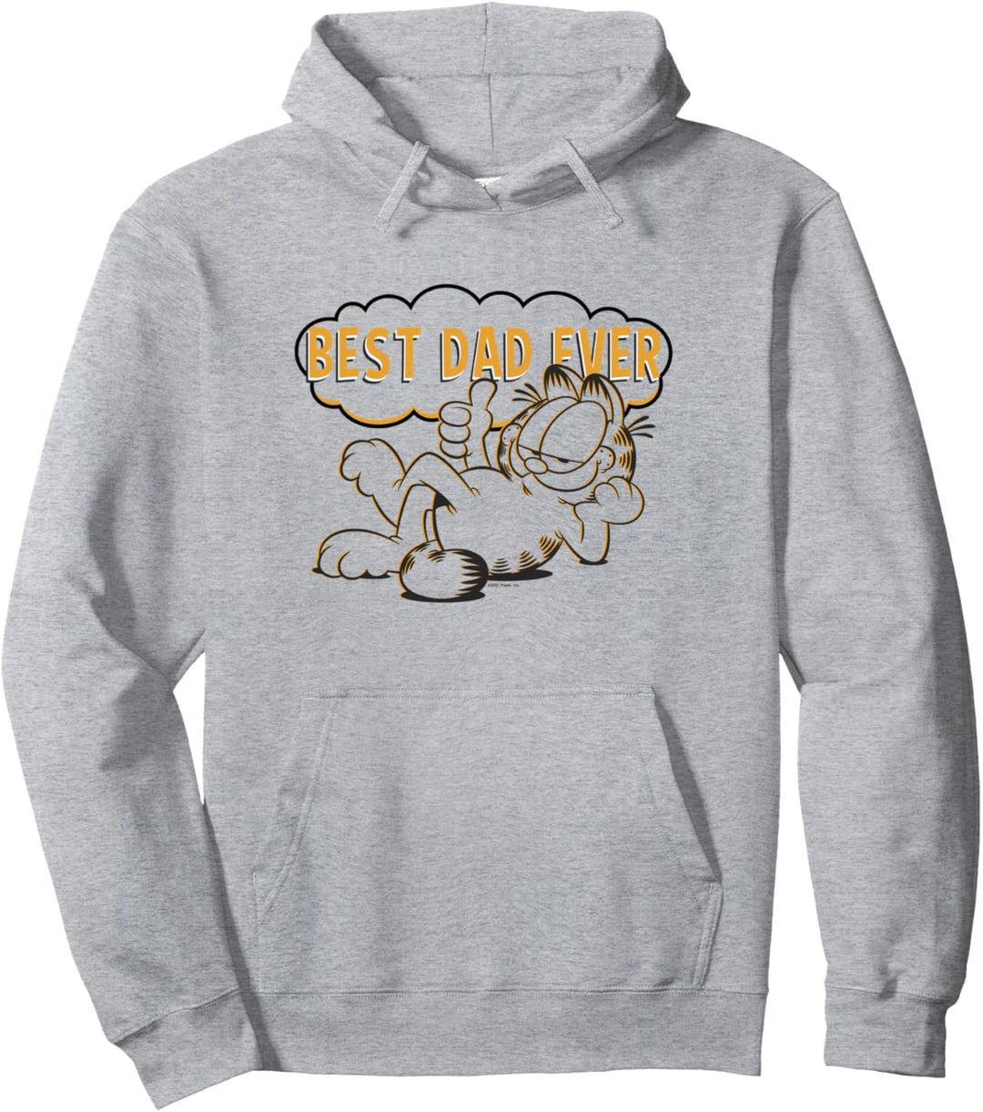 Garfield Vatertag Bester Papa Gedankenblase Pullover Hoodie