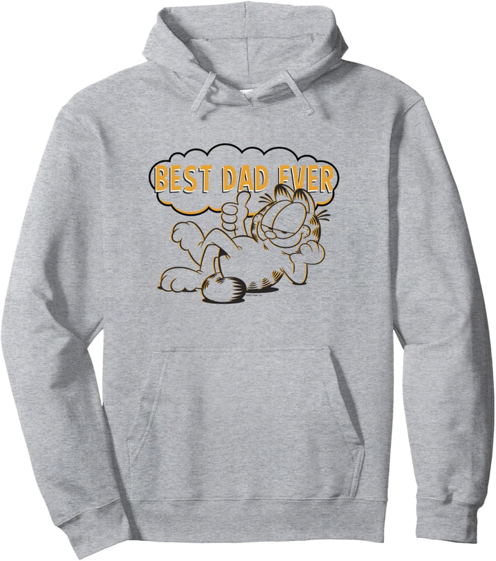 Garfield Vatertag Bester Papa Gedankenblase Pullover Hoodie