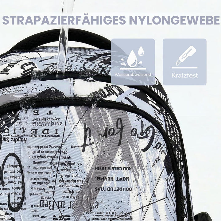 Amythe Schulrucksack Jungen Teenager, Rucksack Schule Gymnasium Oberstufe Schulranzen mit Laptopfach