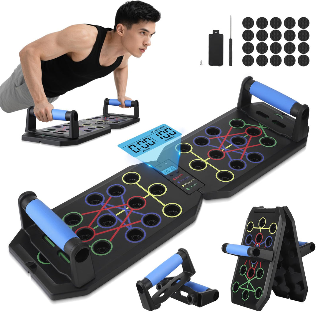 Liegestützbrett, Liegestützgriffe Liegestütze Brett Push Up Board, Brusttrainer Männer Fitnessgeräte