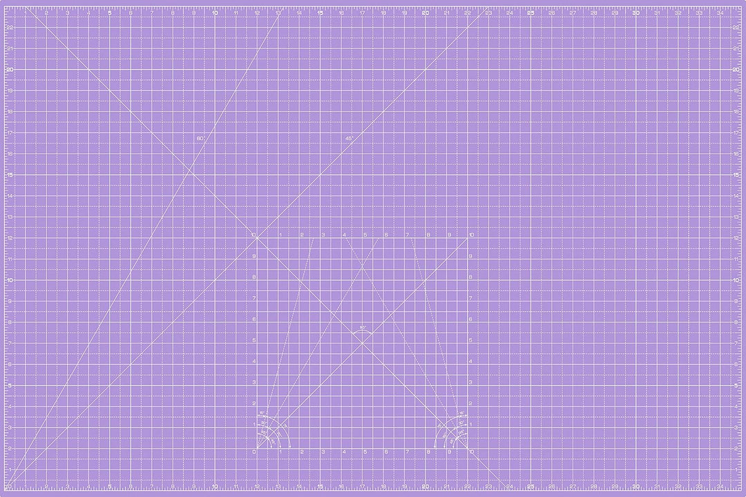 La Canilla Schneidematte A1 Selbstheilend (60x90 cm - 36x24") Cutting Mat Schneideunterlage für Bast