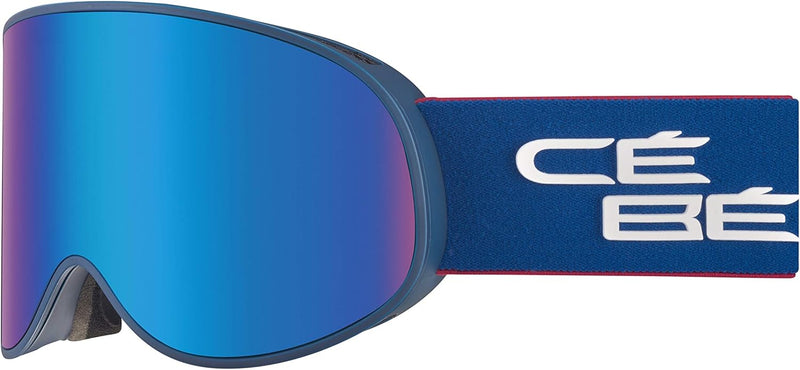 Bollé Unisex Attraction Skibrille (1er Pack) L matt blue red/ brown flash blue, L matt blue red/ bro