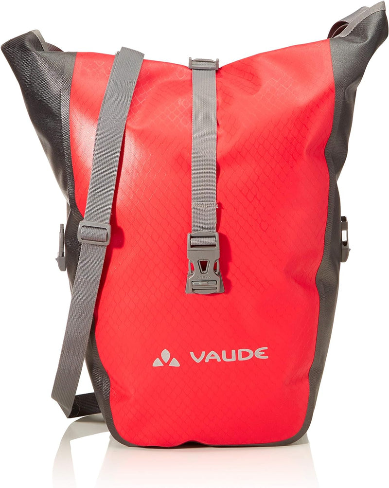 VAUDE Unisex Aqua Front Vorderradtaschen Einheitsgrösse Rot, Einheitsgrösse Rot