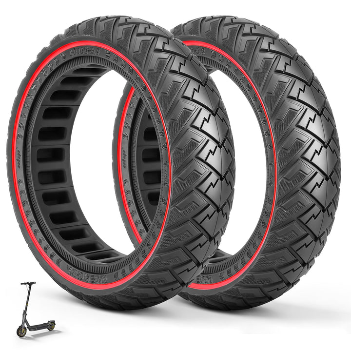 60/65-6,9 Ersatzräder Vollgummireifen 10 Zoll Solide Reifen für Ninebot Max G2 G2D G2E G65 F3 F3 Pro