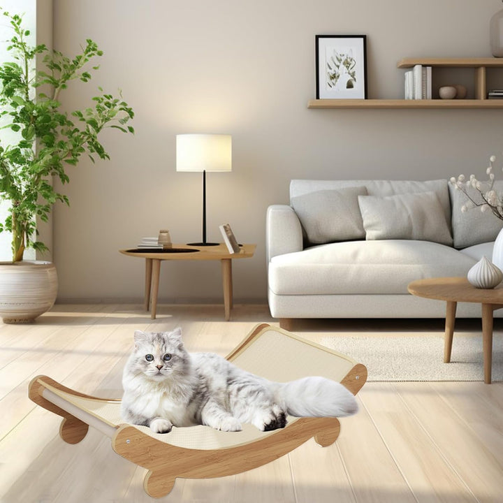 Kratzbretter Katze, 2-in-1 Kratzbrett Katze Sisal, Grosses Kratzpappe für Katzen, Multifunktional Kr