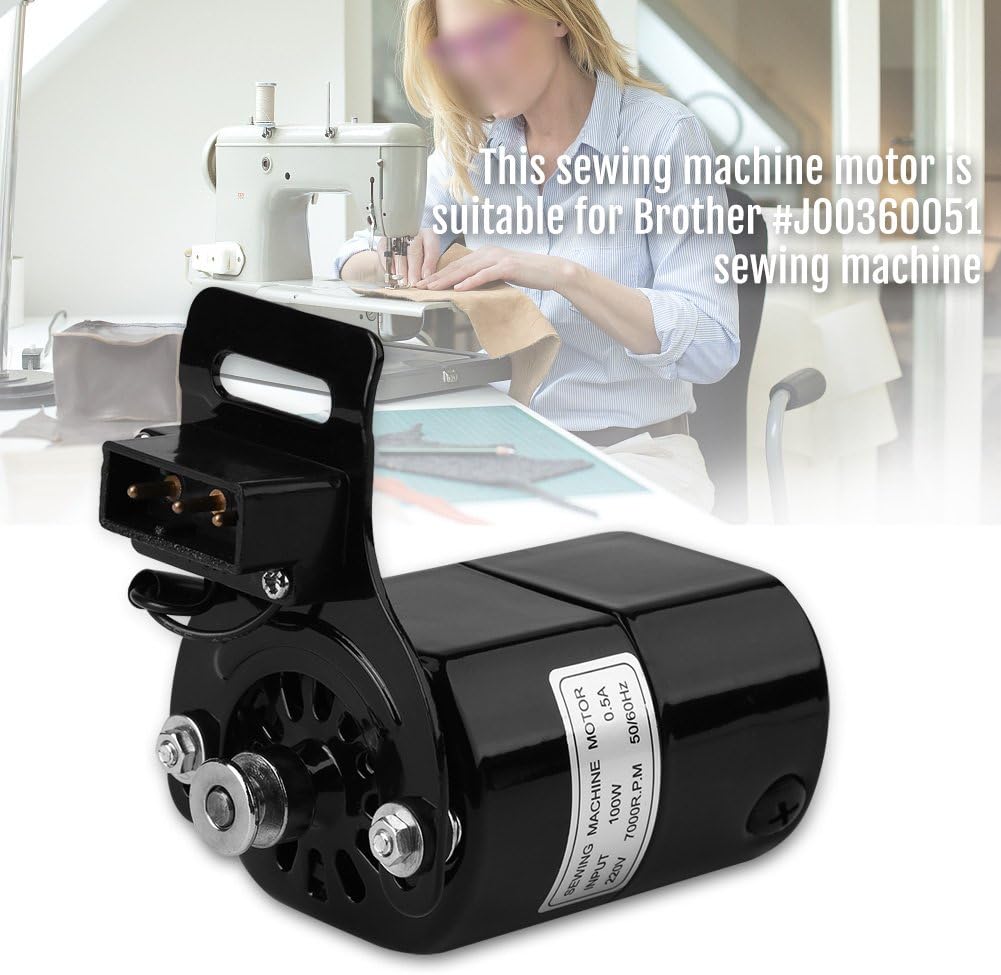 HEEPDD 220V 100W Heim nähmaschinen Motor für Brother # J00360051 7000 U/min K-Bracket 0.5 Amp