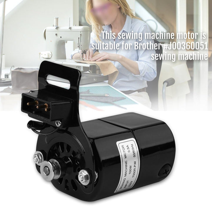 HEEPDD 220V 100W Heim nähmaschinen Motor für Brother # J00360051 7000 U/min K-Bracket 0.5 Amp