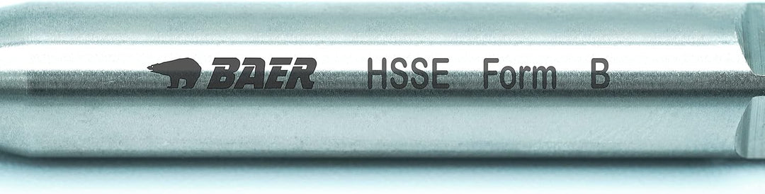 Baer Maschinengewindebohrer M8 HSSG Form B Gewindeschneider - Grösse M 8 x 1,25 - DIN 371 Maschinen