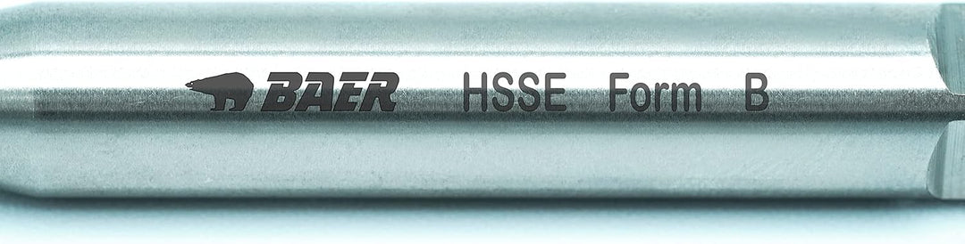 BAER Maschinengewindebohrer M3 HSSG Form B Gewindeschneider - Grösse M 3 x 0,5 - DIN 371 Maschinen G
