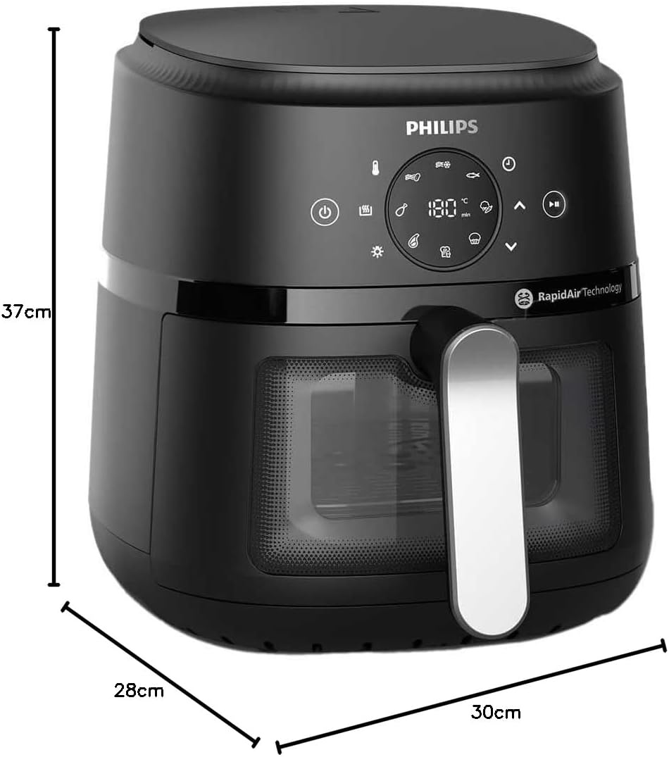 Philips 2000 series NA221/00 Airfryer 4.2 L, Friggitrice ad aria 13 in 1, App ricettario (*Airfryier