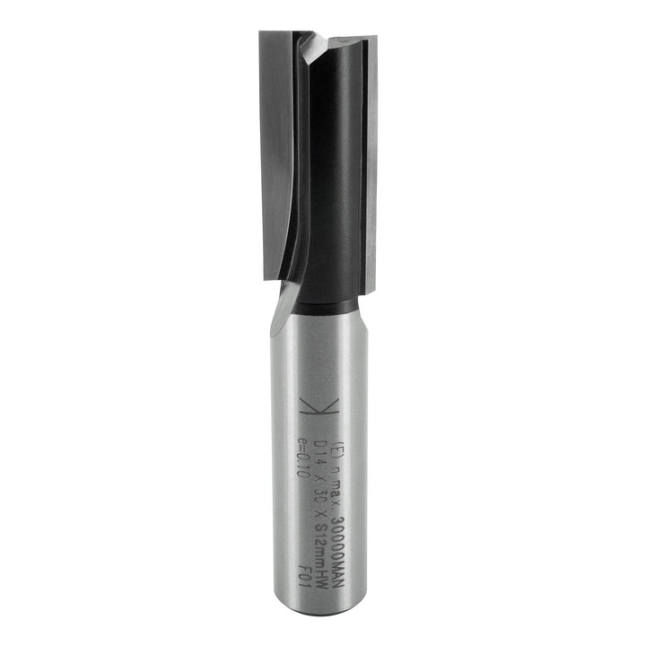 ENT 10537 Nutfräser HW, Schaft (S) 12 mm, Durchmesser (D) 14 mm, NL 30 mm, SL 40 mm, GL 72 mm D=14 /