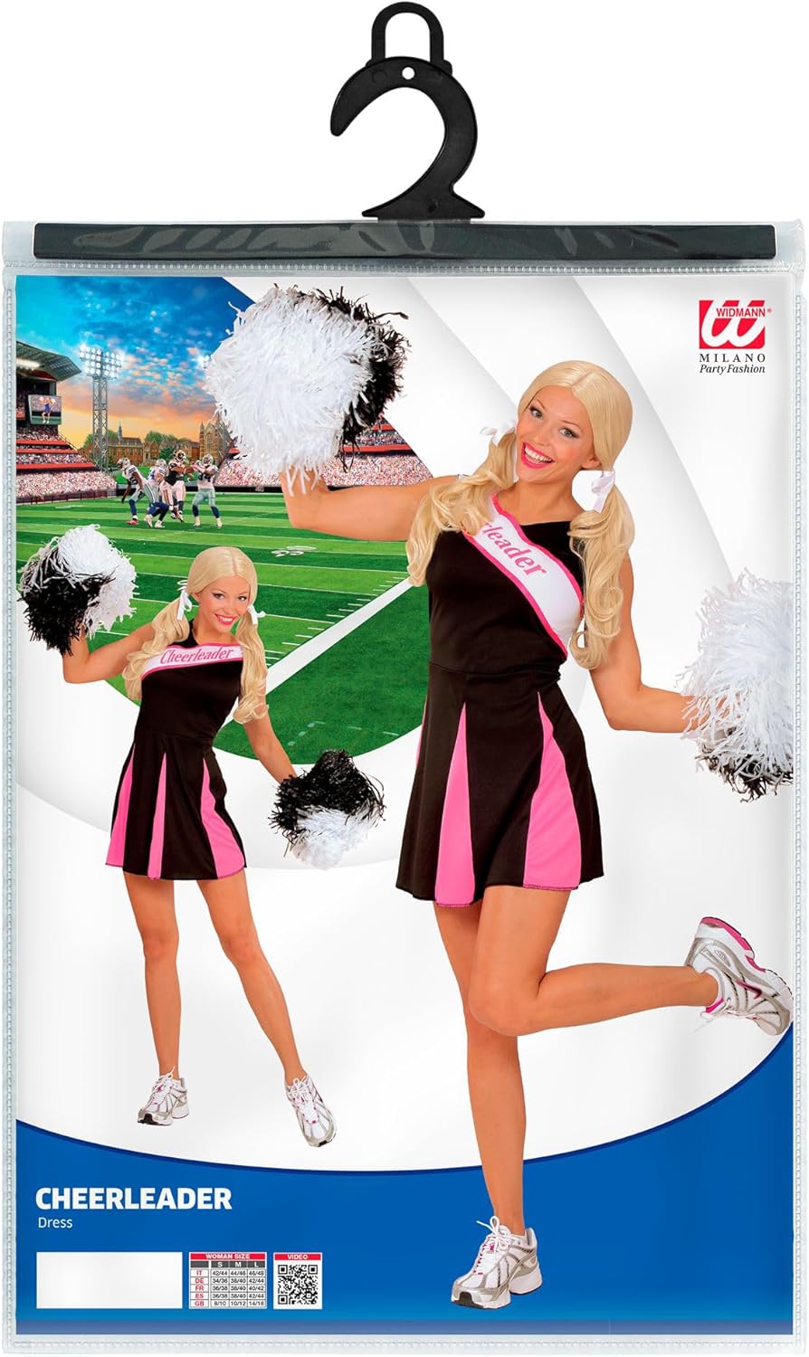 WIDMANN 02453 COSTUME CHEERLEADER L ECONOMICO #0245, L