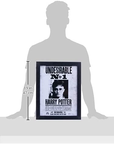 Pyramid International Harry Potter (Undesirable No1) 30x40 cm gerahmter Druck, 250GSM PAPERWRAP MDF,