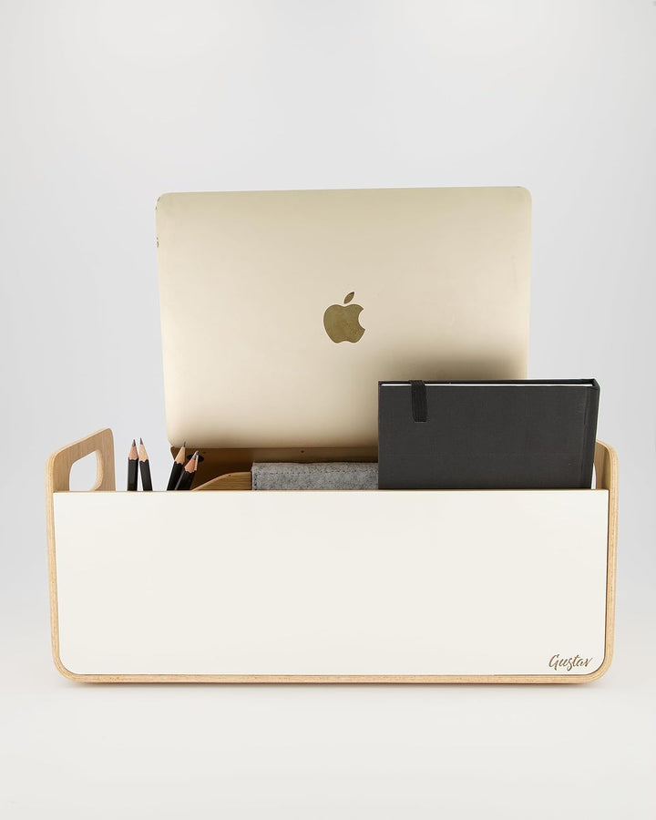 Gustav Laptop Ständer und Organizer