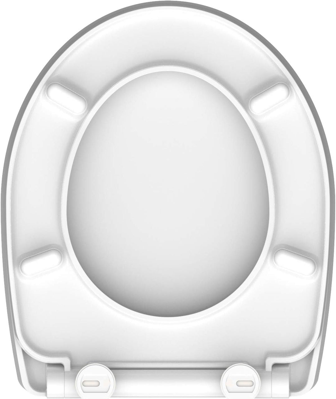 SCHÜTTE 82588 Duroplast High Gloss WC-Sitz RED GLITTER mit Absenkautomatik und Schnellverschluss, Mo