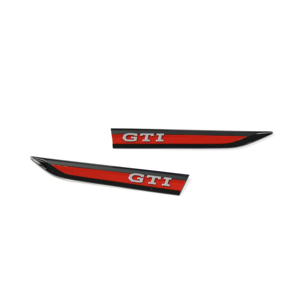 Volkswagen 5H0853688A Plakette Kotflügel Emblem Logo rot/schwarz