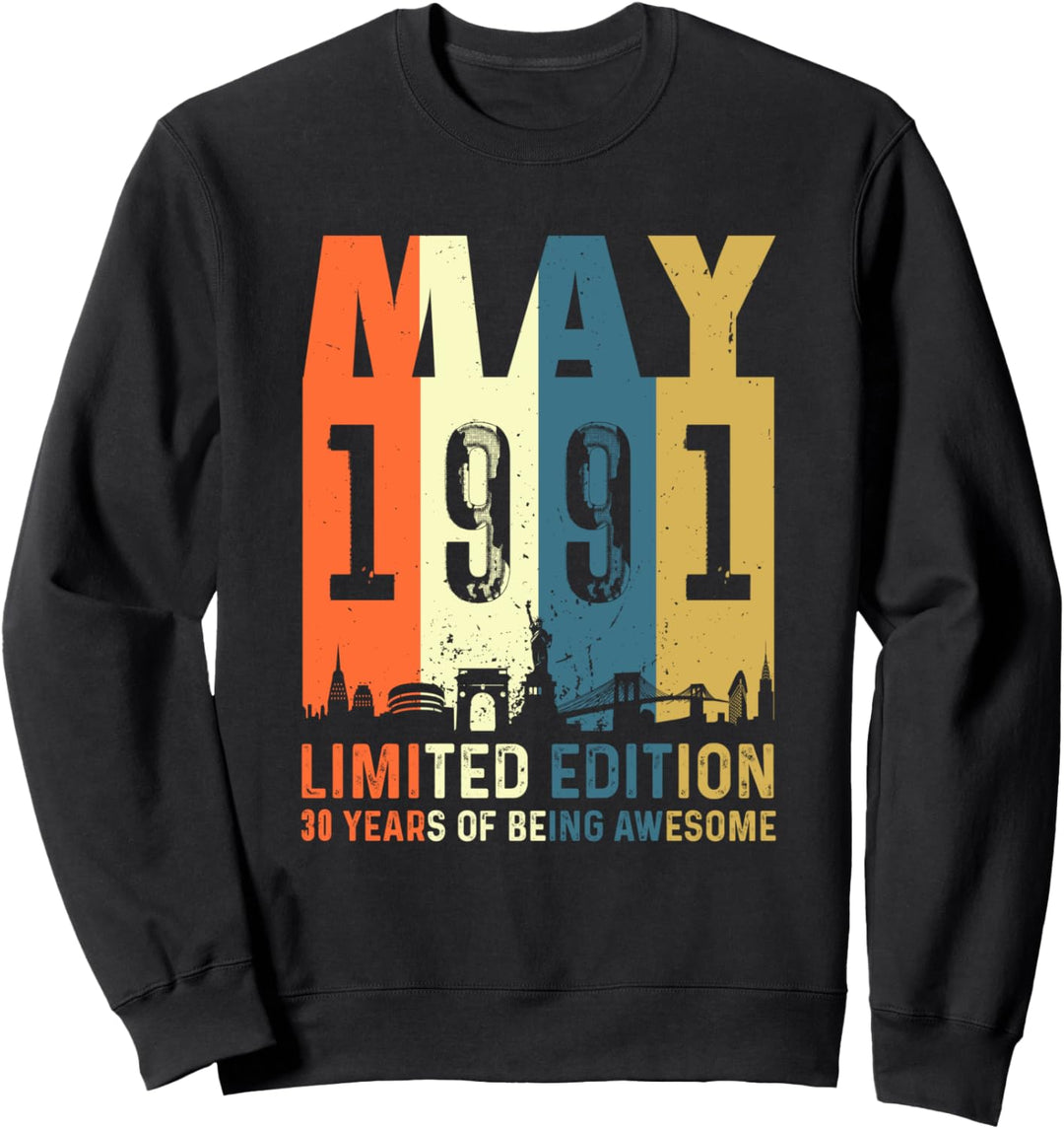 30 Limitierte Auflage, hergestellt im Mai 1991 zum 30 Sweatshirt