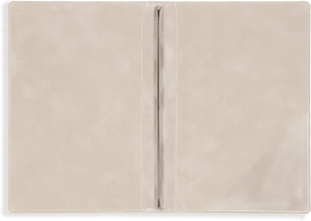 Stammbuch grau Samt Lene Klemmschiene Hochzeit Stammnbuch der Familie incl. Einleger