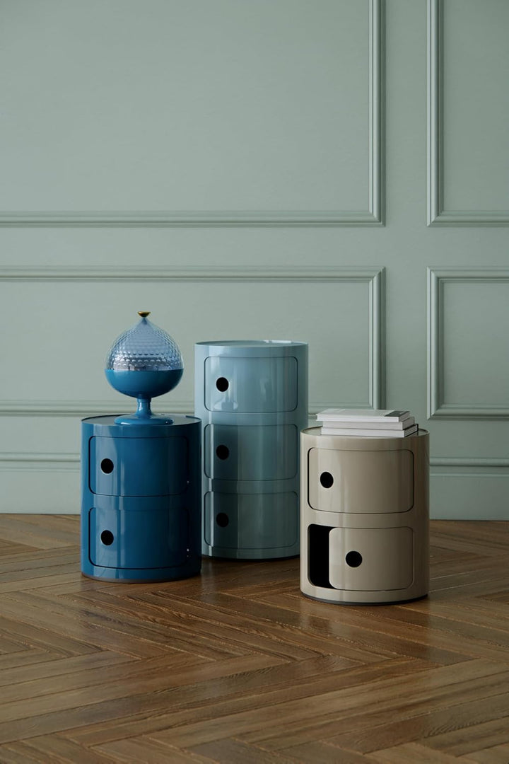 Kartell Componibili, Container 2-fächer, Taupe 2-fächer Taupe, 2-fächer Taupe