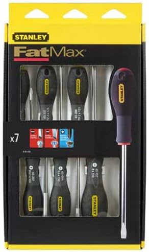 Stanley FatMax Set 7-teilig (Schlitz/Phillips/Pozidriv, Parallel 3 mm, 3,5 mm; Schlitz 8 mm, 5,5 mm;