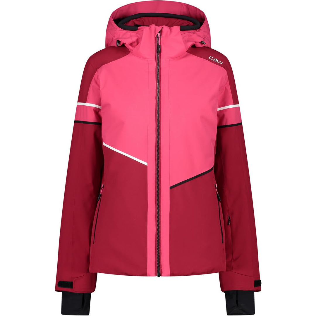 CMP Damen Damenjacke mit Reissverschluss und Kapuze Softshelljacke M Anemone, M Anemone