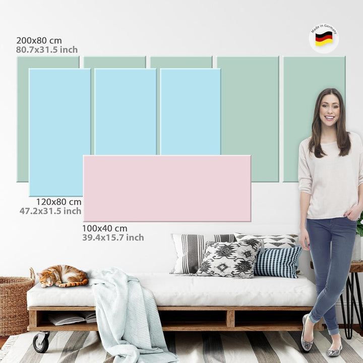 Runa Art Wandbilder Küche - Gemüse Bild XXL Esszimmer Küchenbilder Braun Rot Ziegel 120 x 80 cm 3 Te