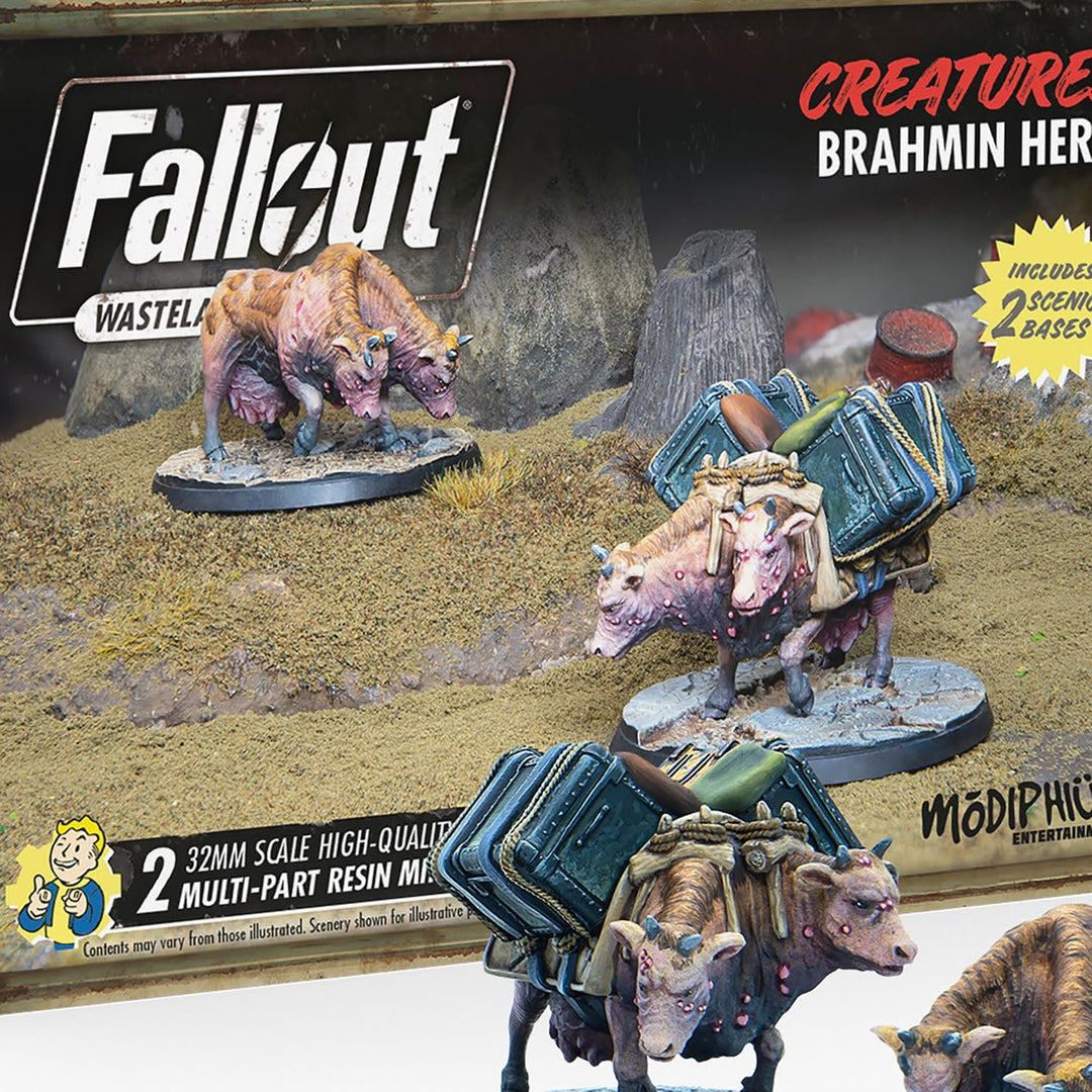 Fallout: Wasteland Warfare: Creatures Brahmin Herd