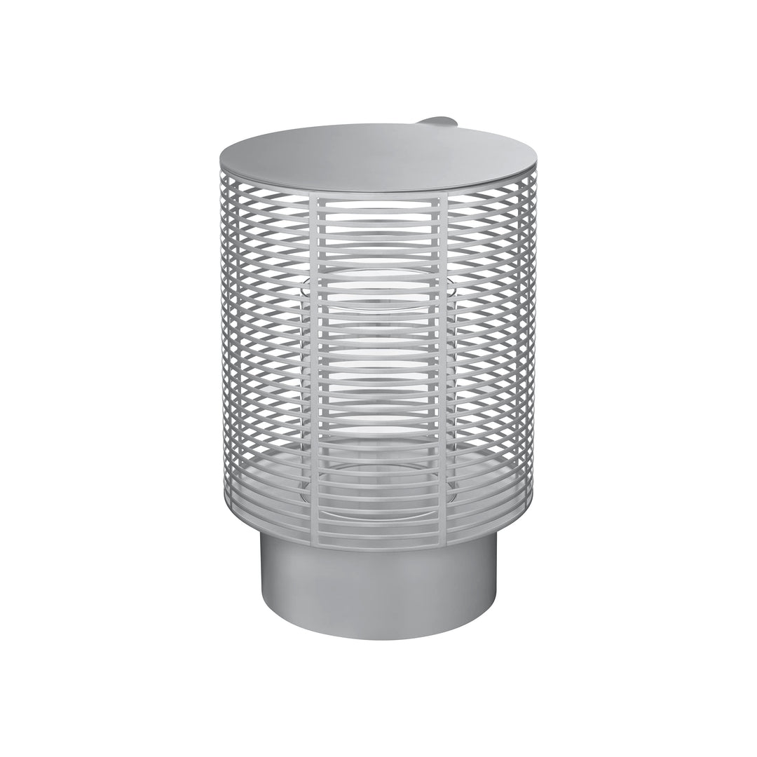 blomus Outdoor Laterne -Olea- Kerzenhalter Windlicht aus Edelstahl (Silver) (66664) M Silver, M Silv