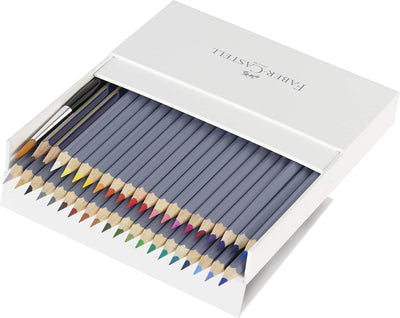 Faber-Castell 114616 - Aquarellstifte Goldfaber Aqua, 38er Atelierbox inklusive Zubehör, bunt