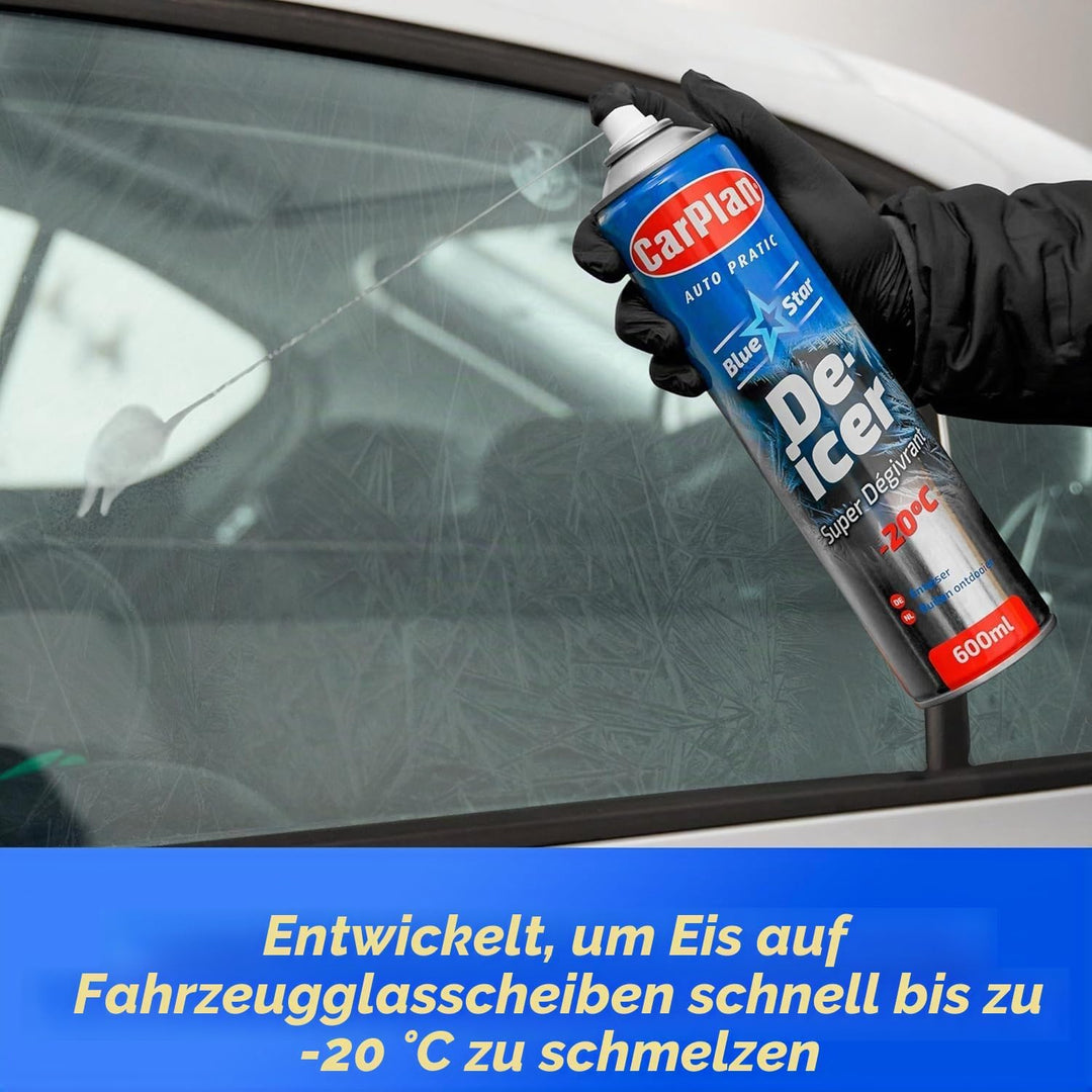 Trigger Enteiser CarPlan, Blue Star Enteisungs-Aerosol, 600 ml (Packung mit 12 Stück) Pack of 12 Aer