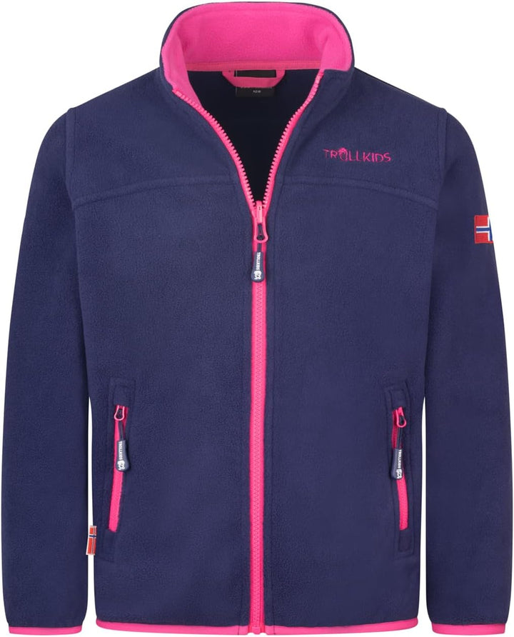 Trollkids Girls Bryggen 3in1 Jacket 98 Deep Violet, 98 Deep Violet