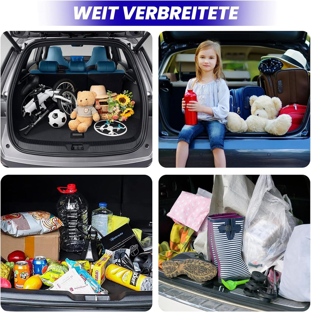 17 Stück Eisen Kofferraum Klett,Kofferraum Klett Fixierung,Auto Gepäckfixierung Kofferraum Organizer