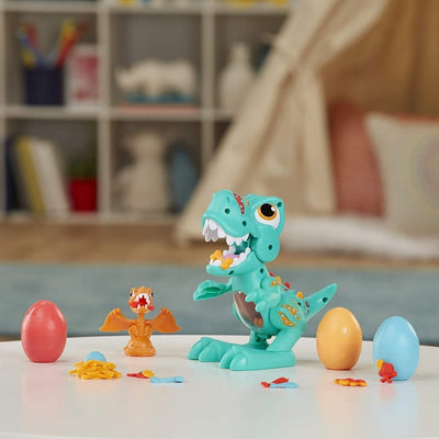 Play-Doh Dino Crew Gefrässiger Tyrannosaurus, Spielzeug für Kinder ab 3 Jahren mit lustigen Dinogerä