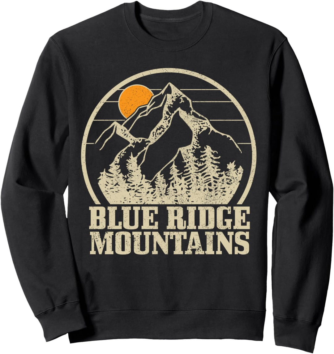 Blue Ridge Mountains Vintage Berge USA Amerika Souvenir Sweatshirt
