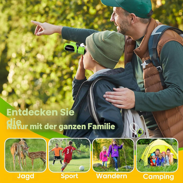 Fernglas für Kinder, Spielzeug für 3–12 Jahre alte Mädchen und Jungen, Vogelbeobachtung, Wandern, 4,