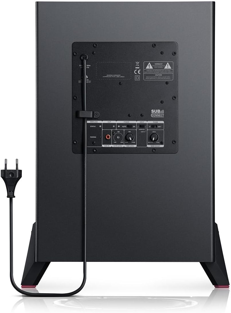 Teufel T 10 Subwoofer Aktiv-Subwoofer der High End-Klasse, als Frontfire- oder Downfire-Subwoofer Mu
