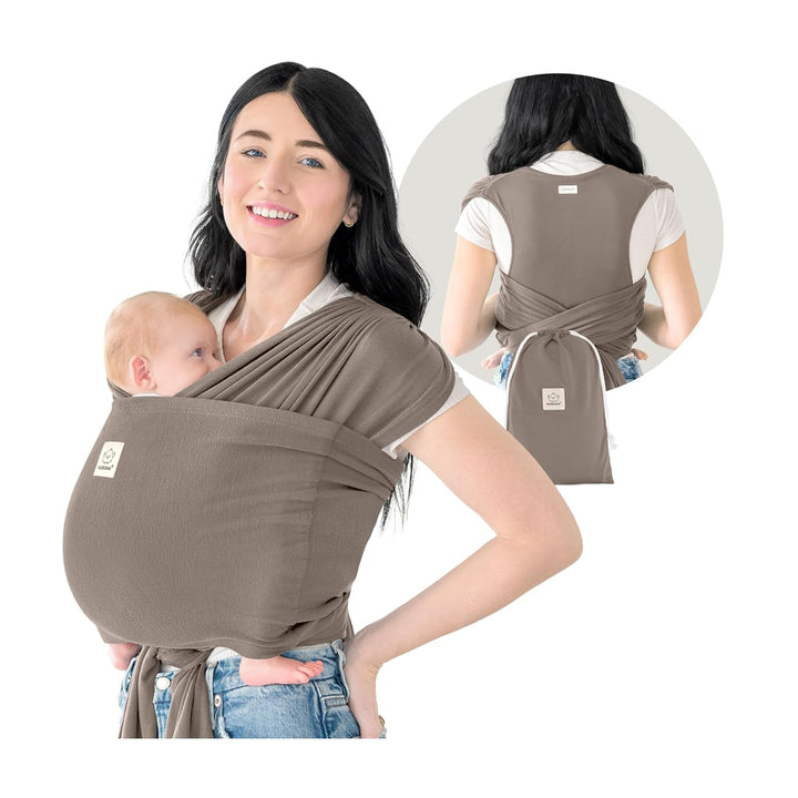 KeaBabies Tragetuch Baby Neugeboren - D-Lite Elastisches Baby Tragetuch Neugeborene, Einfach Anzuzie