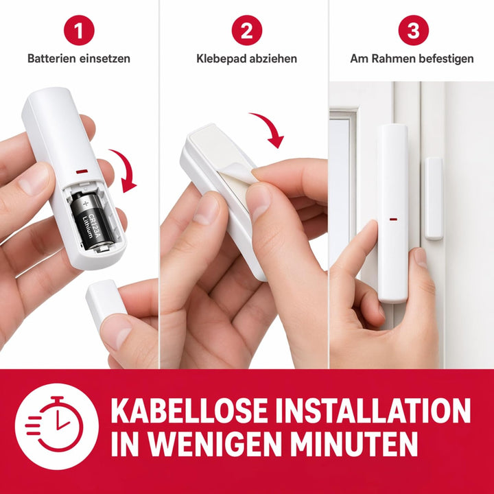 Olympia 5961 Protect 9035 Drahtlose GSM Alarmanlage mit Notruf und Freisprechfunktion, AppSteuerung