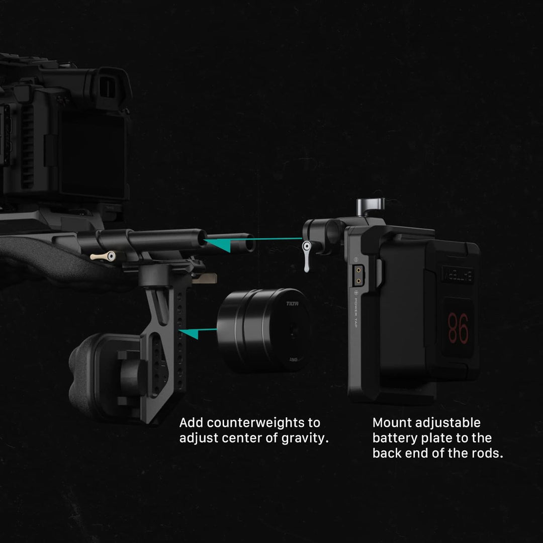 Tilta Camera Shoulder Rig Leichtes Schulter-Rig für DSLRs Videofilmherstellungs System-Kit, mit ARCA