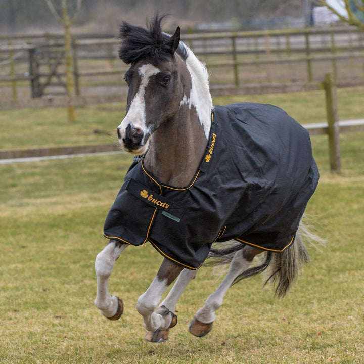 Kerbl Bucas IrishTurnout Pferdedecke Extra 300g, 120 SW/Gold, 120