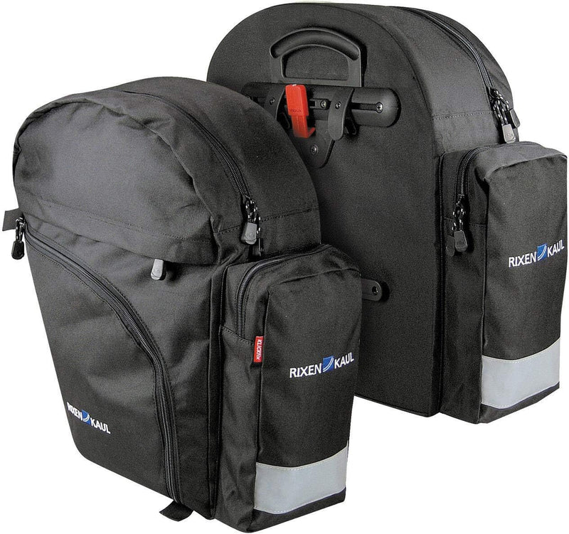 KLICKfix Fahrradtasche Backpack, schwarz, M, 0282S