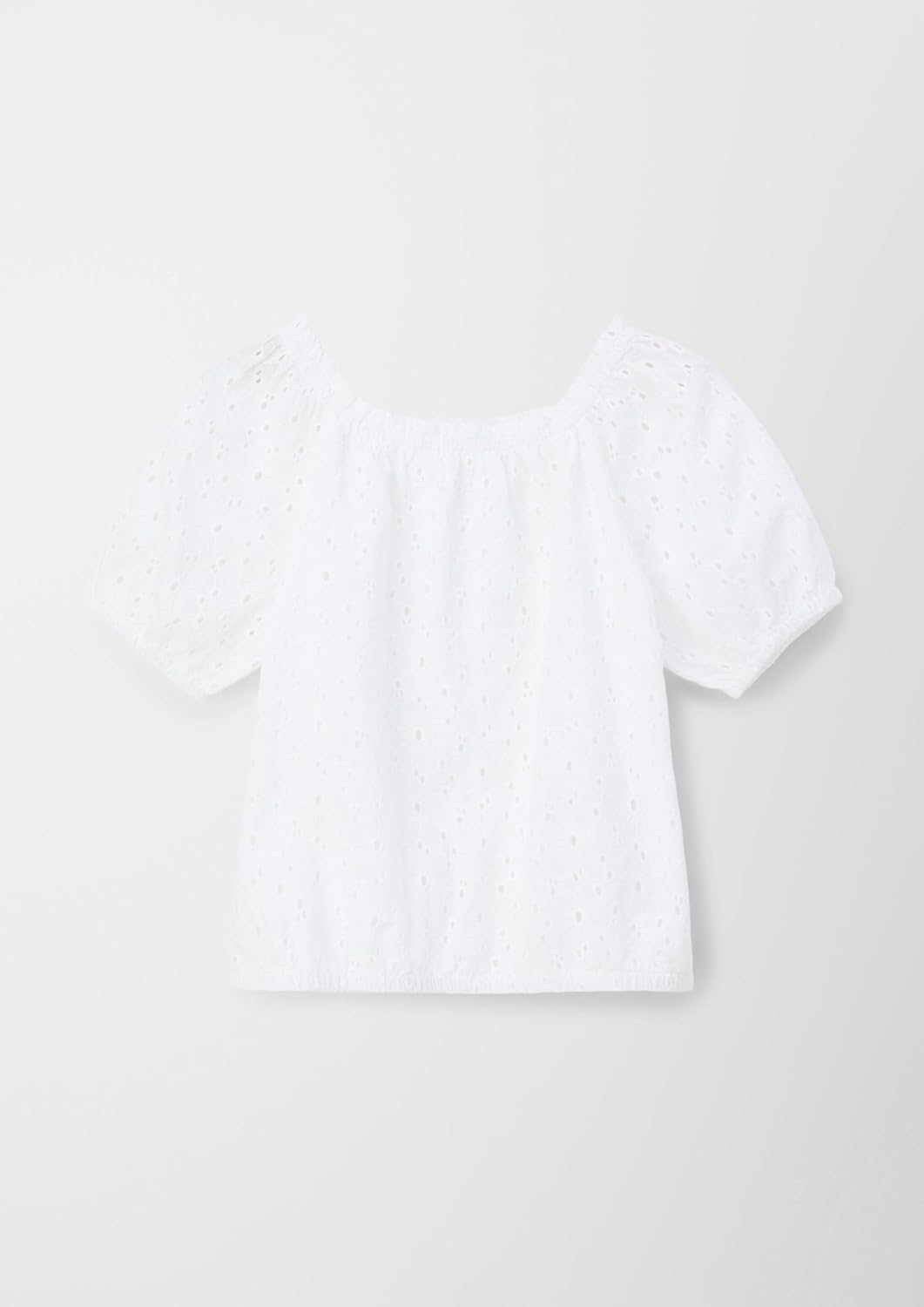 s.Oliver Bluse aus Broderie Anglaise 152 Weiss, 152 Weiß