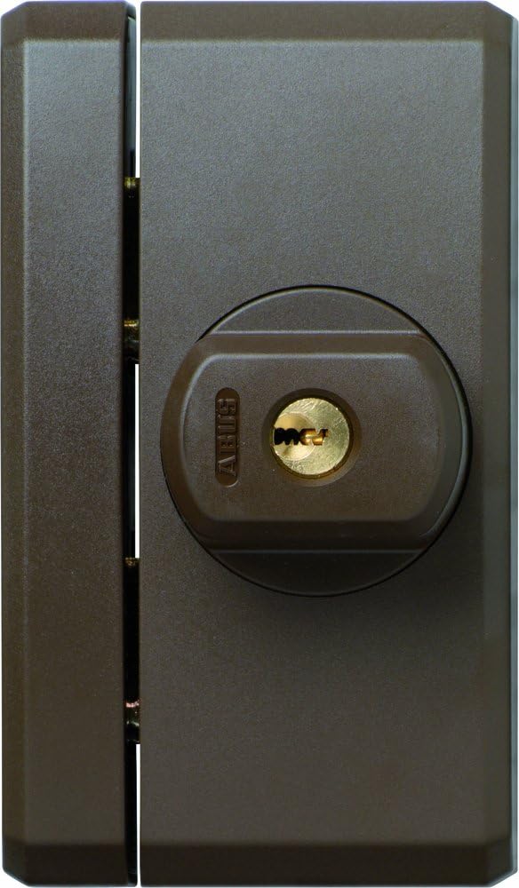 ABUS Fenster-Zusatzsicherung FTS96 AL0125 - Fensterschloss 2 verkrallenden Stahlriegeln, gleichschli