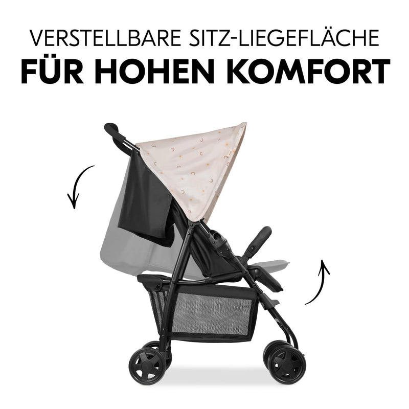 hauck Buggy Sport, Ultra Leicht - nur 5,9 kg, für Kinder bis 15 kg, Klein Zusammenklappbar, Reisebug